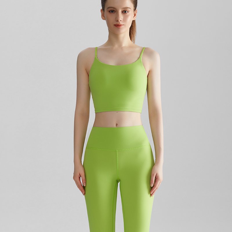 MOFEE Matching Yoga Set WX438CK386 in Aoki Green