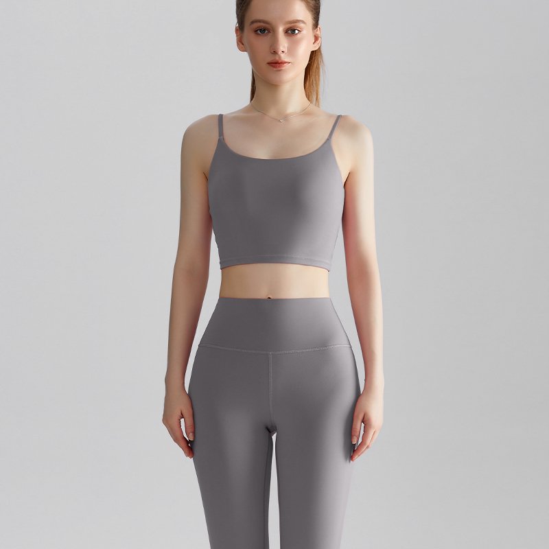 MOFEE Matching Yoga Set WX438CK386 in Gray